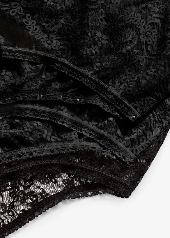 Midjetrosa av spets (3-pack), bonprix