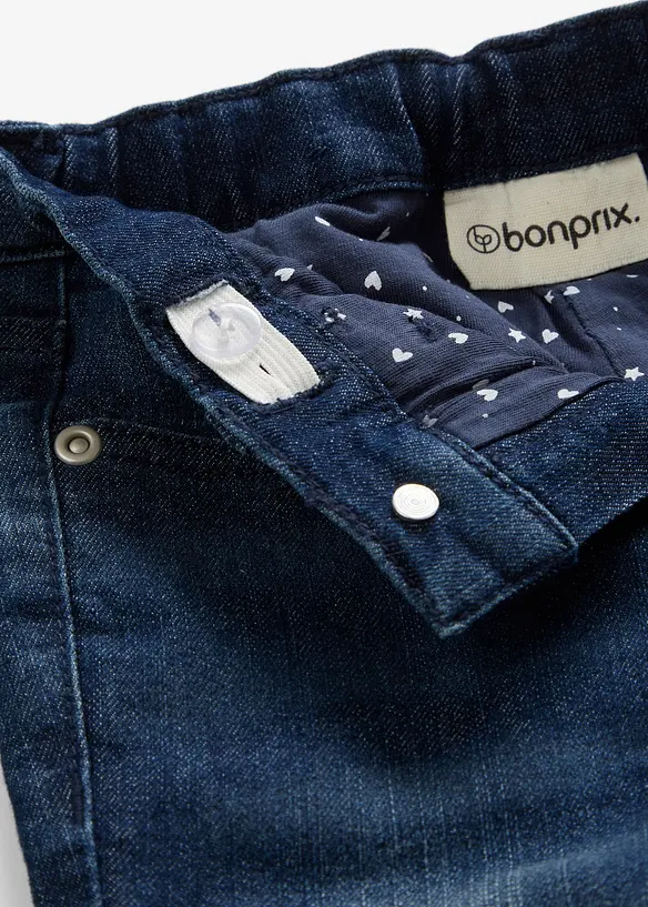 Termojeans med jerseyfoder, Slim Fit, bonprix