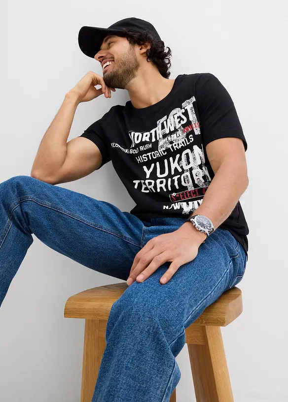 T-shirt av ekologisk bomull, bonprix