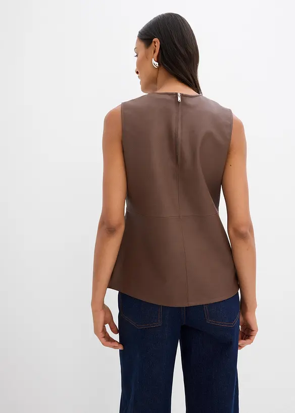 Linne av skinnimitation, bonprix