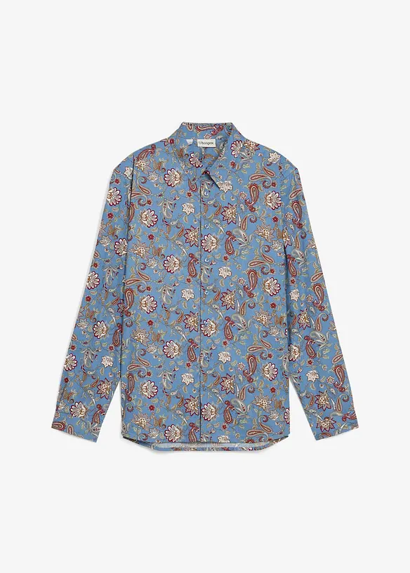 Business-skjorta i ren bomull, Slim Fit, bonprix