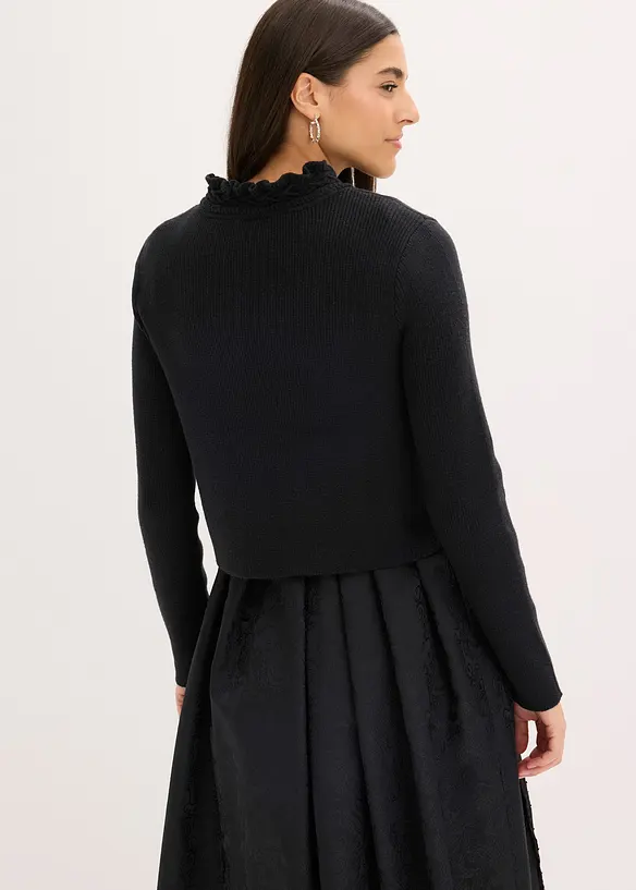 Folkdräktsinspirerad cardigan, bonprix
