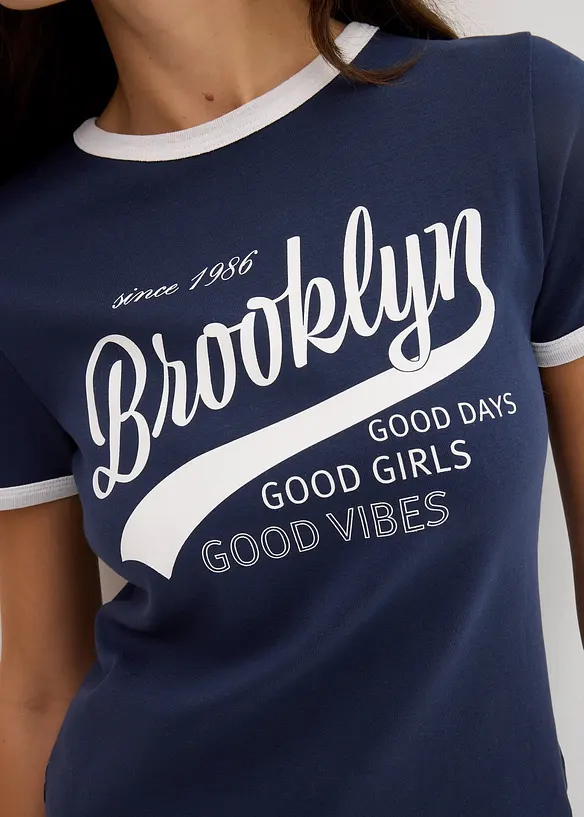 T-shirt i ren ekologisk bomull, bonprix