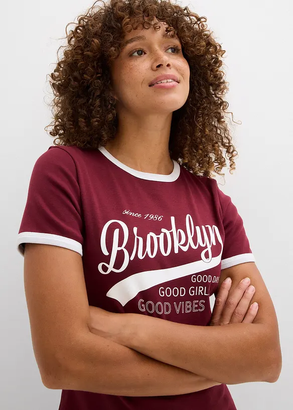 T-shirt i ren ekologisk bomull, bonprix