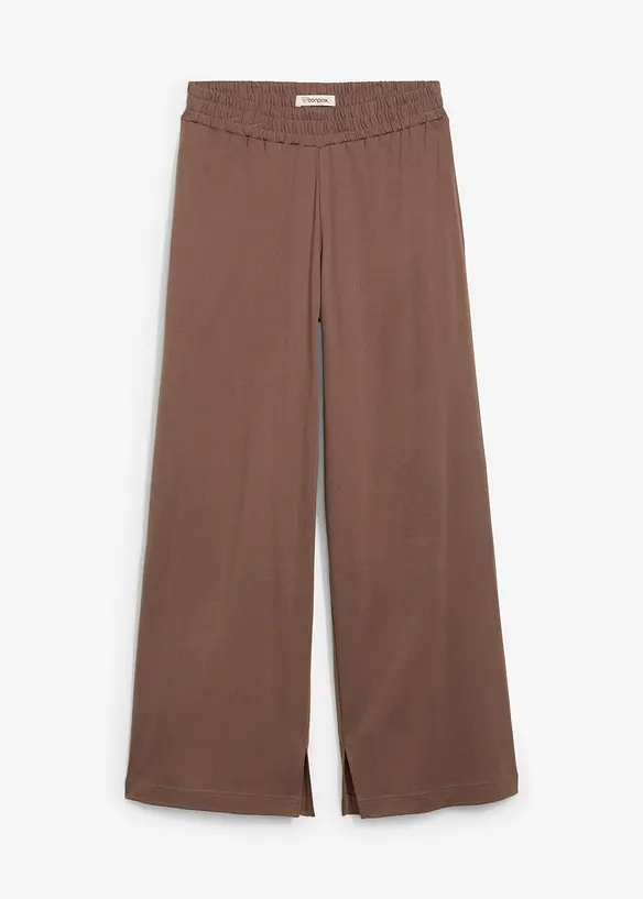 Trikåbyxa av interlock, bonprix