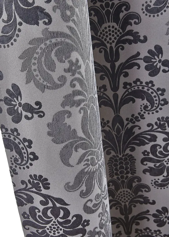 Mörkläggande gardinlängd i jacquard med termofunktion (1-pack), bonprix