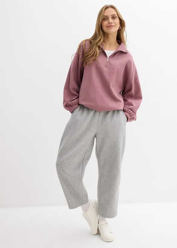 Oversizesweatshirt av ekologisk bomull, bonprix