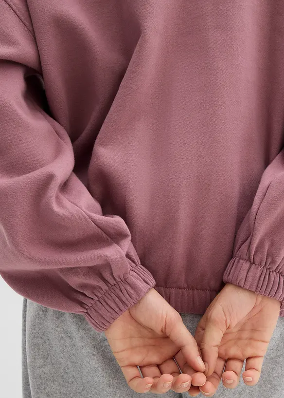 Oversizesweatshirt av ekologisk bomull, bonprix