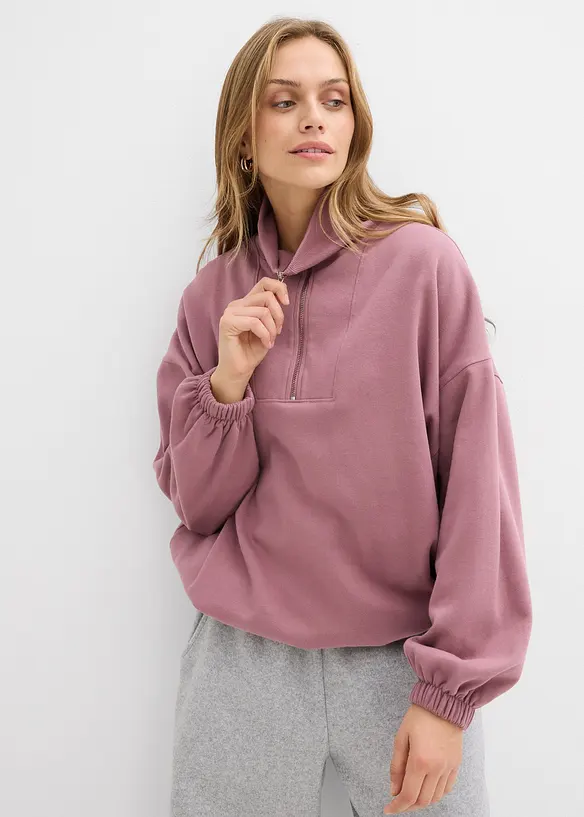 Oversizesweatshirt av ekologisk bomull, bonprix