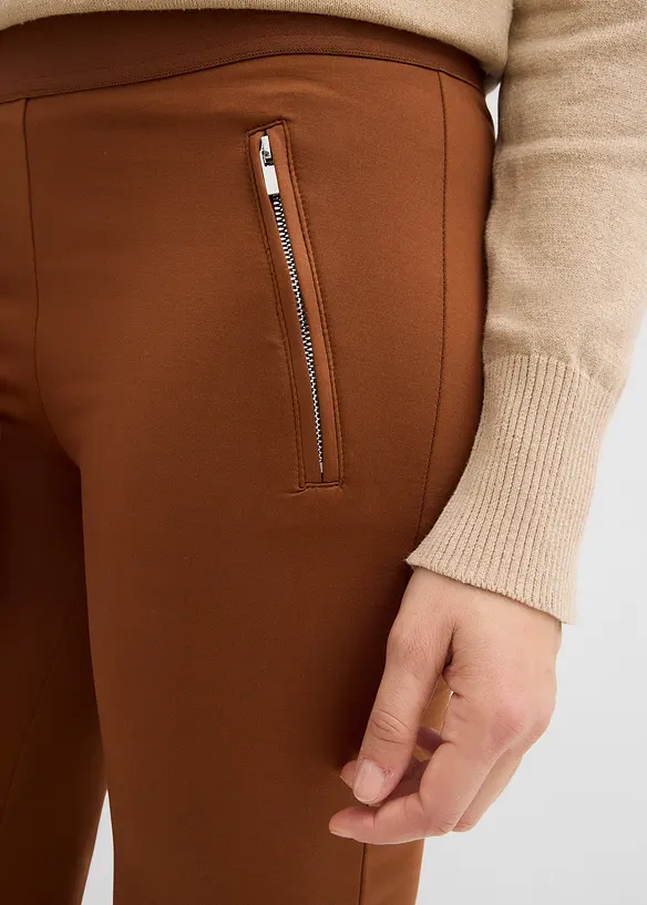 Termoleggings med fickor med dragkedja, bonprix