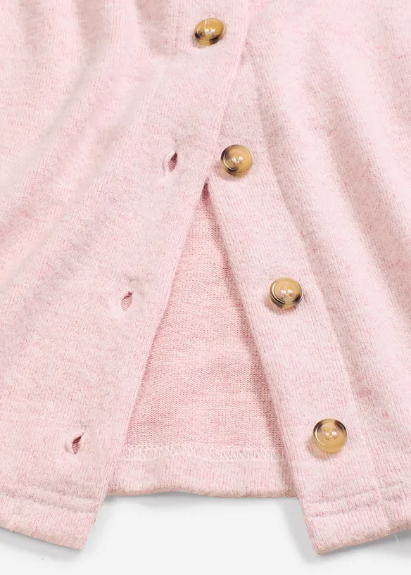 Ribbstickad cardigan, bonprix