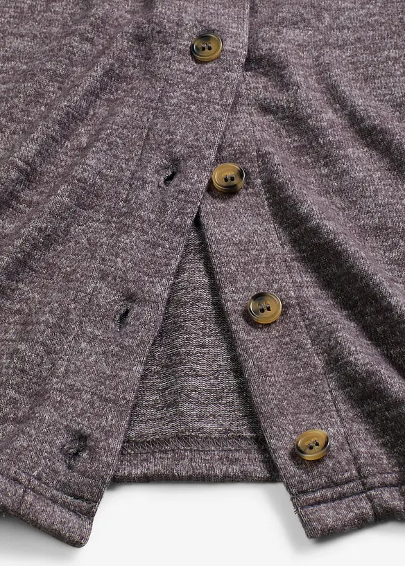 Ribbstickad cardigan, bonprix