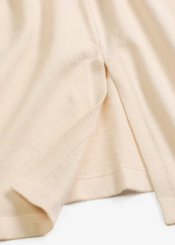 Tröja med poncholook i mjuk viskosmix, bonprix