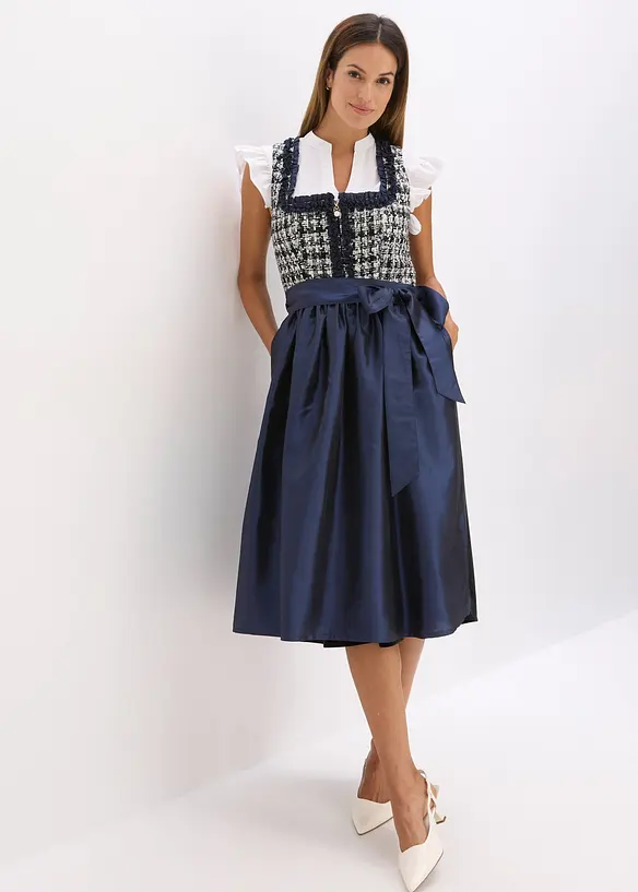 Dirndl och förkläde (2 delar), bonprix