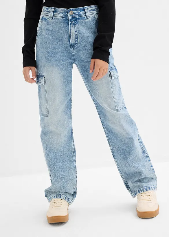Vida cargojeans Mid Waist, bonprix