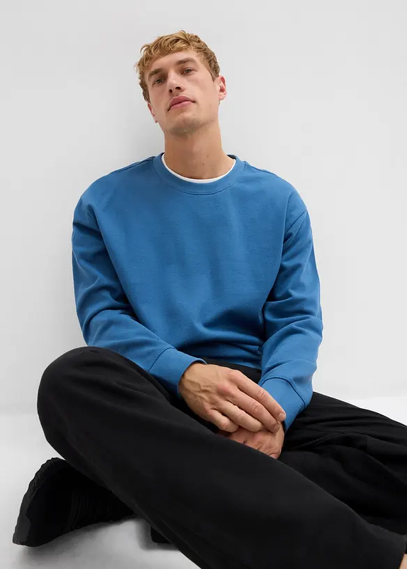 Oversizesweatshirt av ekologisk bomull, bonprix