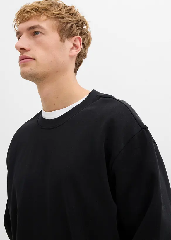 Oversizesweatshirt av ekologisk bomull, bonprix