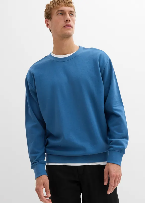 Oversizesweatshirt av ekologisk bomull, bonprix