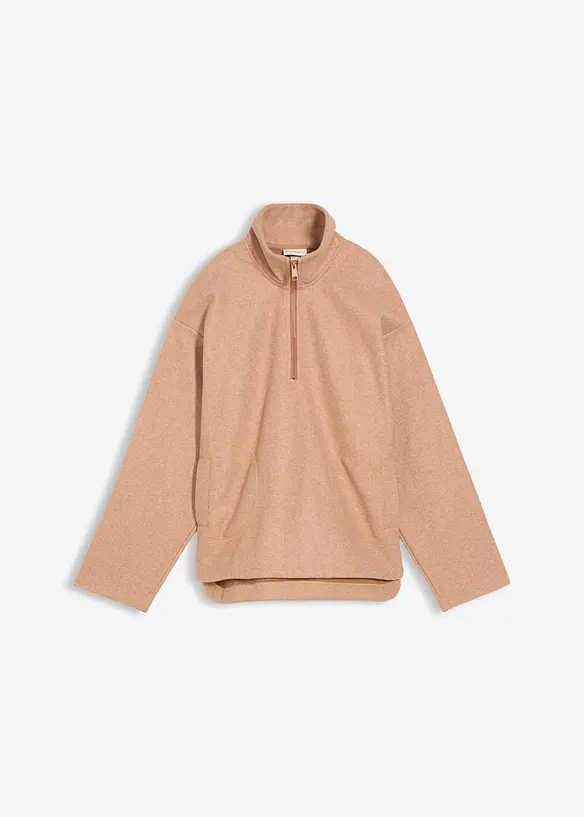 Tröja i oversizemodell med yllelook, bonprix