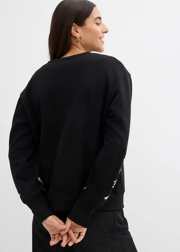 Sweatshirt av bomullsmix, bonprix