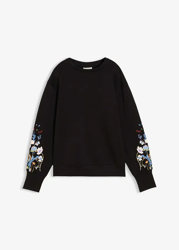 Sweatshirt av bomullsmix, bonprix
