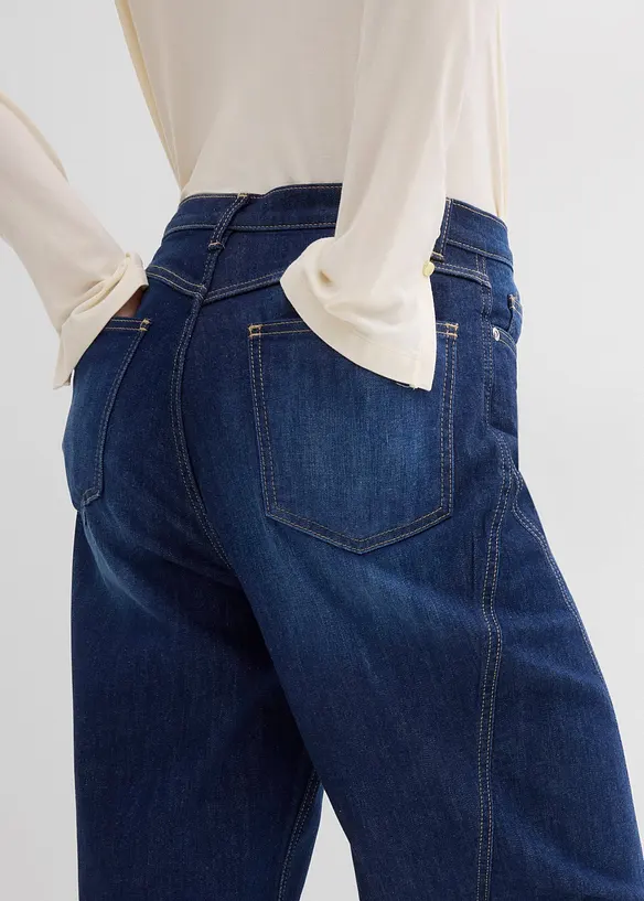 Baggy jeans med High Waist, bonprix