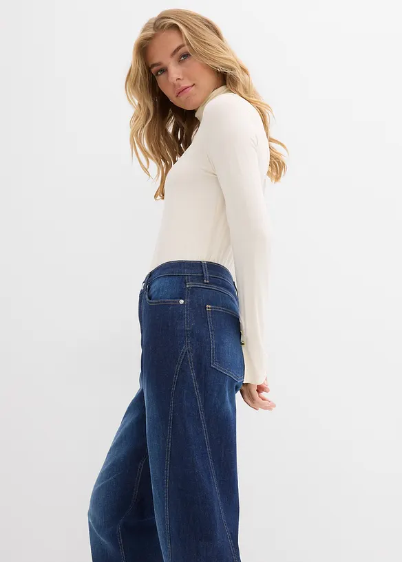 Baggy jeans med High Waist, bonprix