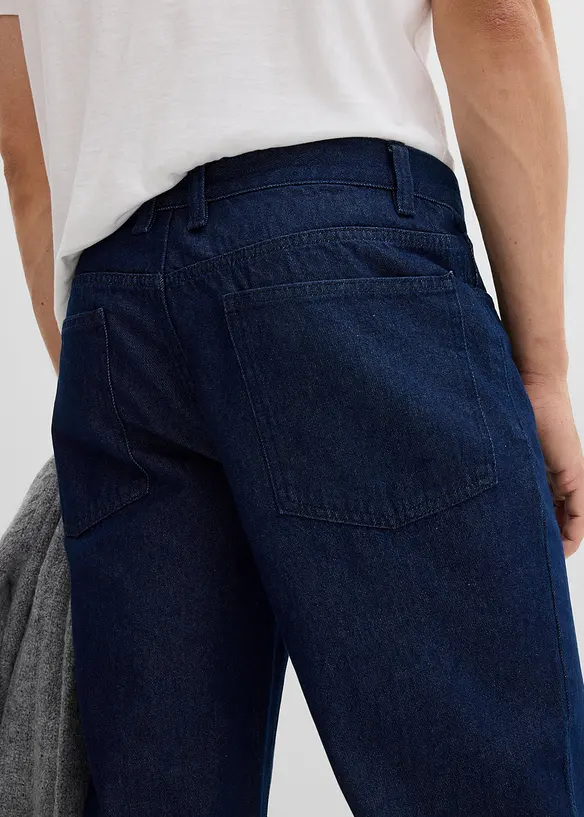Relaxed Fit Jeans i ekologisk bomull, Straight, bonprix