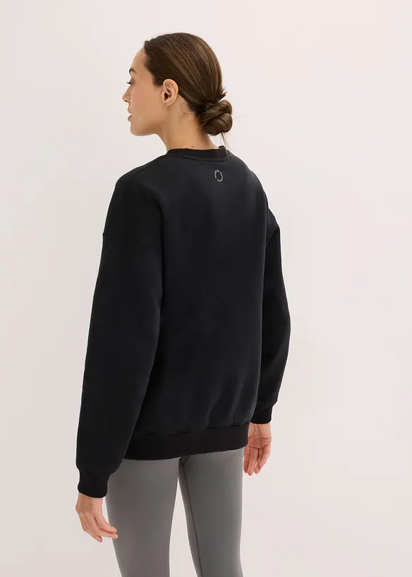 Fodrad funktionssweatshirt i snabbtorkande material, bonprix