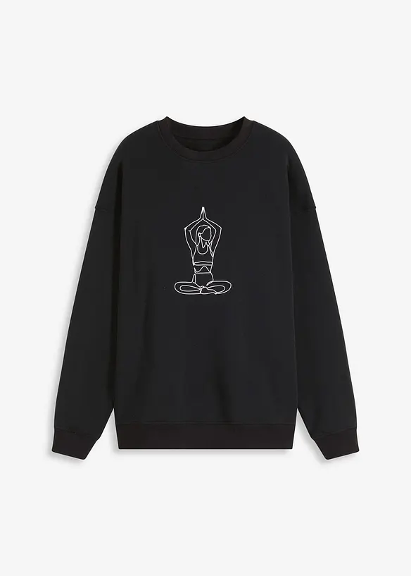 Fodrad funktionssweatshirt i snabbtorkande material, bonprix