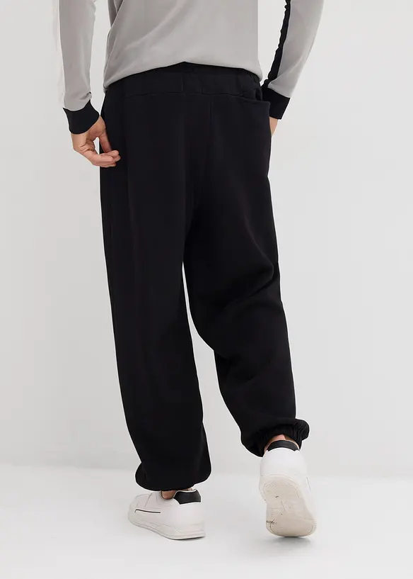 Joggingbyxa av ren bomull, Loose Fit, bonprix