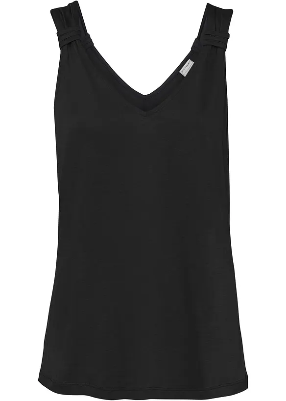 Jerseylinne av ren viskos, bonprix
