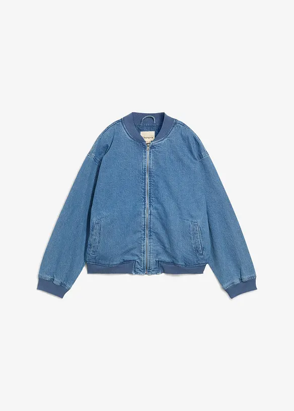 Blusjacka i denim, bonprix