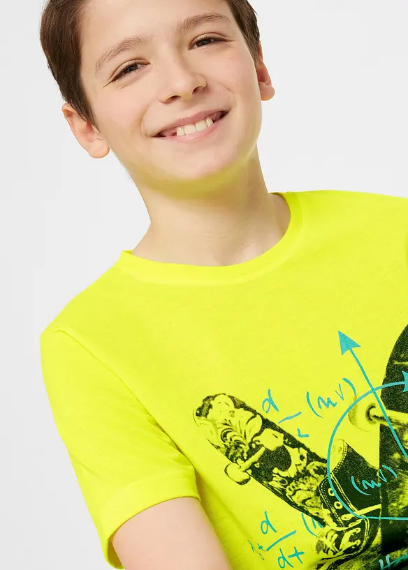 T-shirt med skatertryck, bonprix