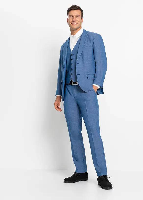 Kostym med väst (3 delar), Regular Fit, bonprix