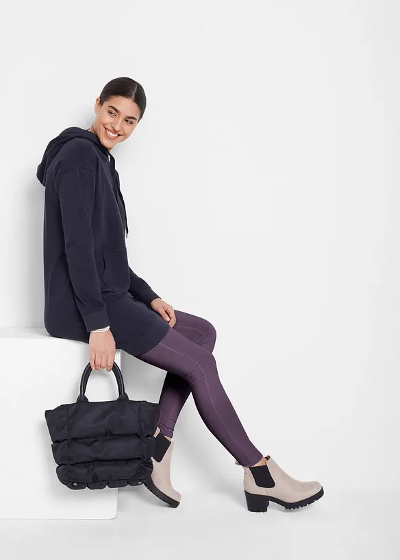 Stretchleggings med ekologisk bomull (2-pack), bonprix