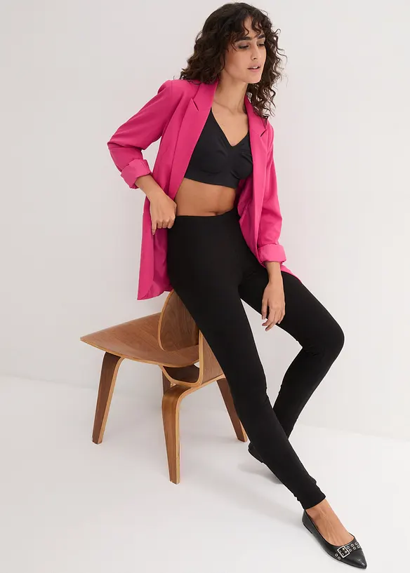 Stretchleggings med ekologisk bomull (2-pack), bonprix