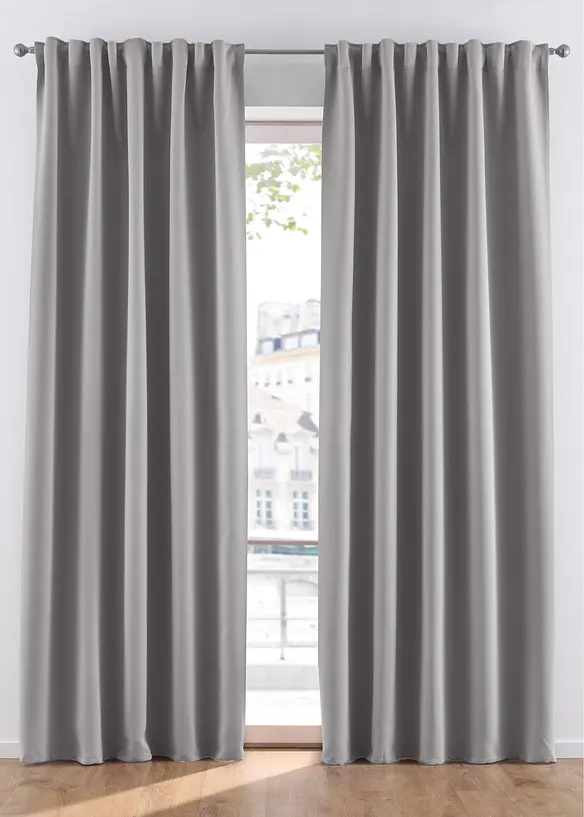 Mörkläggande gardinlängd, i flera storlekar (1-pack), bonprix