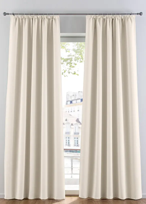 Mörkläggande gardinlängd, i flera storlekar (1-pack), bonprix