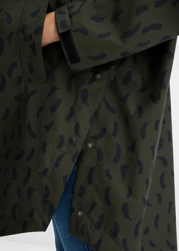 Mammaregncape med babyficka, bonprix