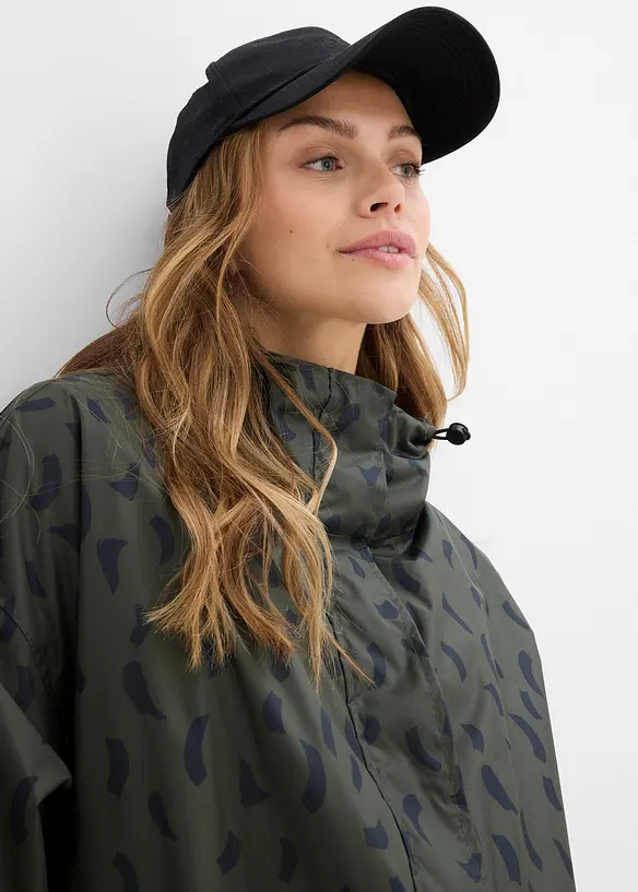 Mammaregncape med babyficka, bonprix