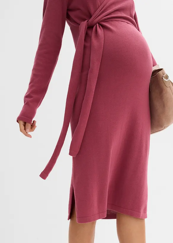 Mammaklänning med omlottlook i ren bomull, bonprix