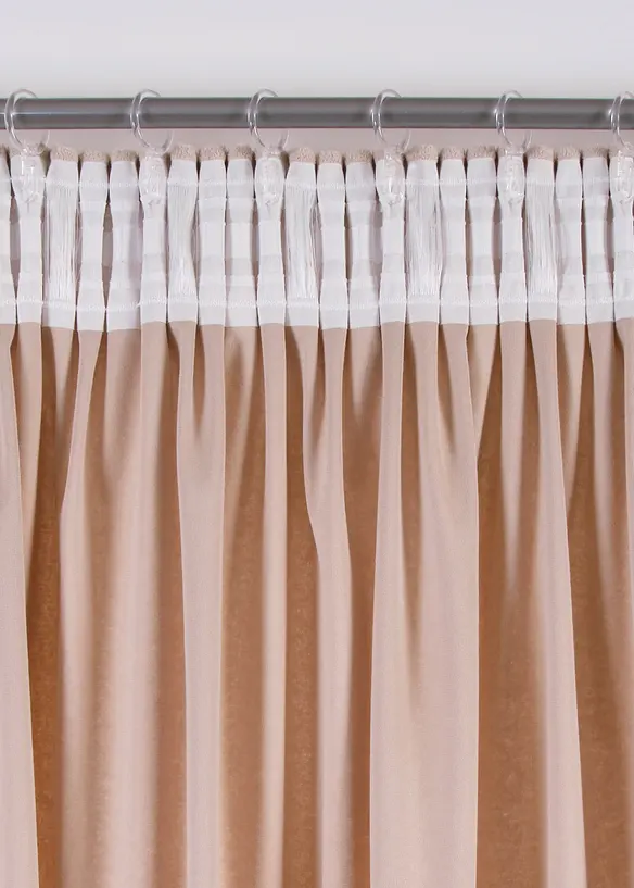 Gardinlängd med boucléstruktur (1 styck), bonprix