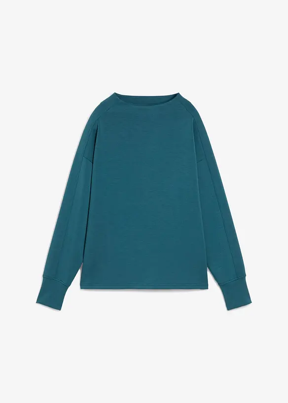 Oversizeweatshirt i mjuk och stabil trikå, bonprix