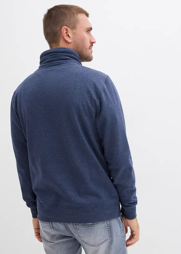 Sweatshirt med sjalkrage, bonprix