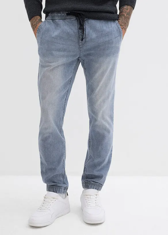 Dra-på jeans. regular fit, tapered, bonprix