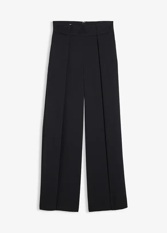 Utsvängd byxa med gubbveck, bonprix