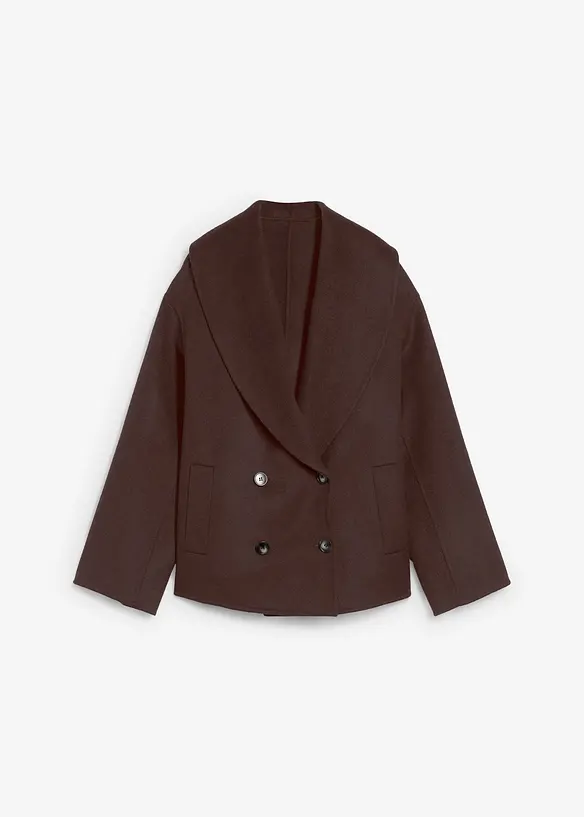 Jacka i mjuk ullblandning, bonprix