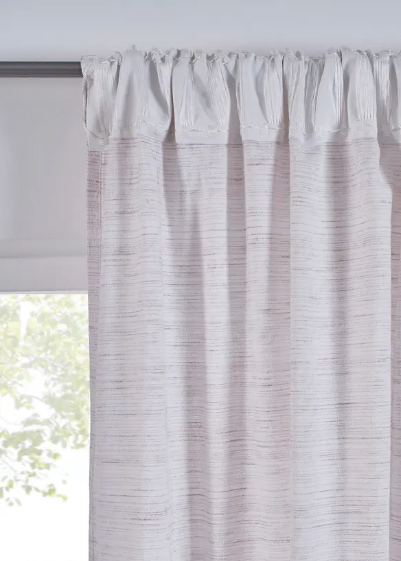 Jacquardgardin av ekologisk bomull (1 styck), bonprix
