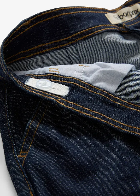 Wide Leg Jeans medelhög midja, bonprix
